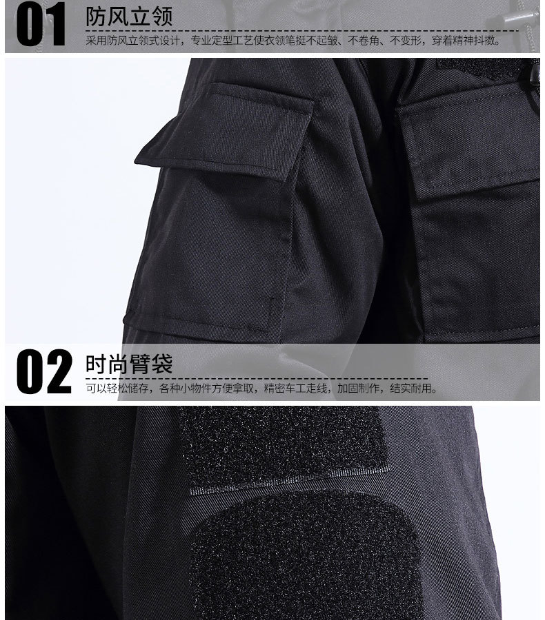 加厚防寒服保安冬作訓服