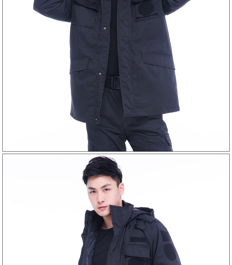 加厚防寒服保安冬作訓服
