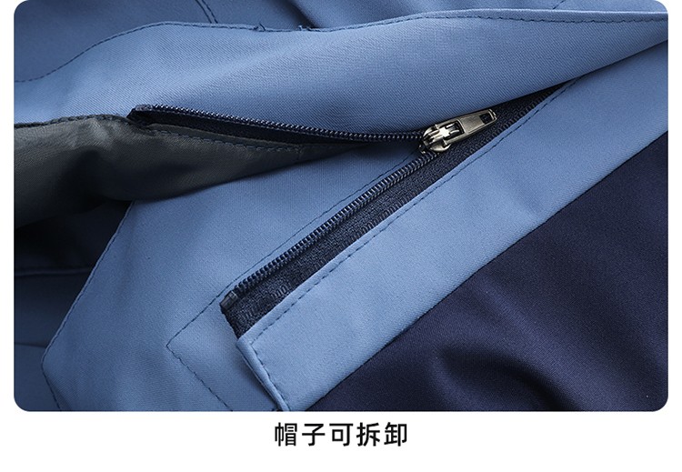 沖鋒衣細節展示