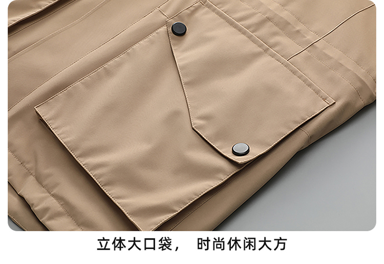 沖鋒衣細節展示