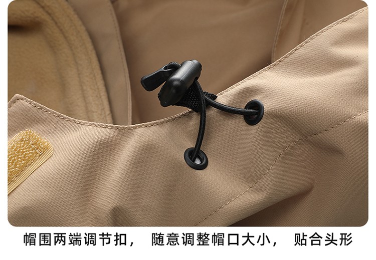 沖鋒衣細節展示