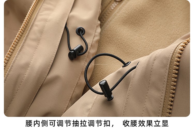 沖鋒衣細節展示